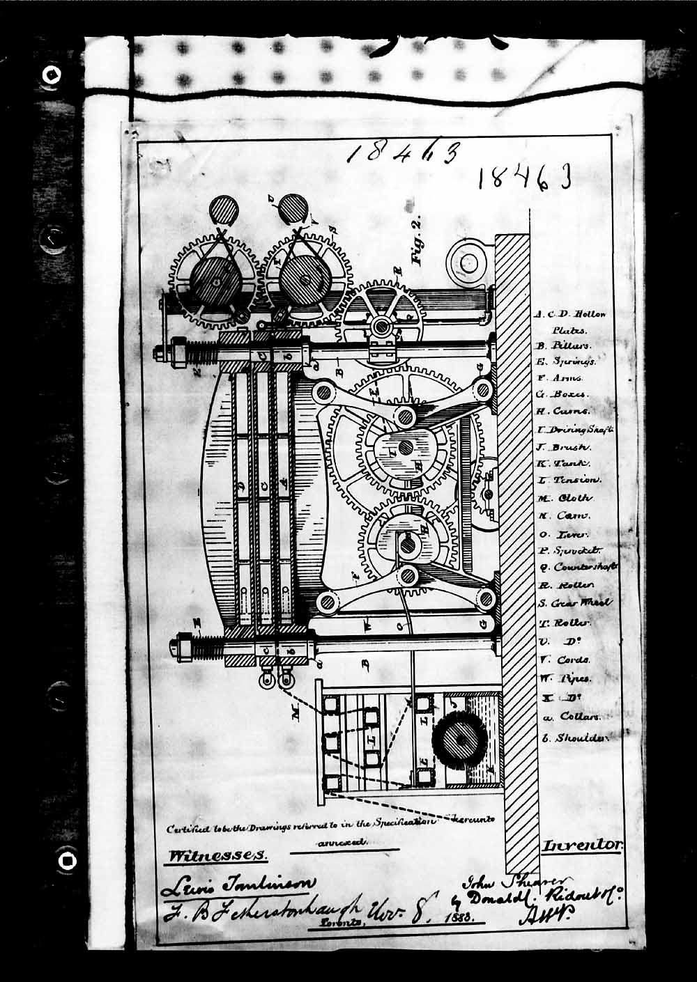 Digitized page of Canadian Patents, 1869-1919 for Image No.: e003386225