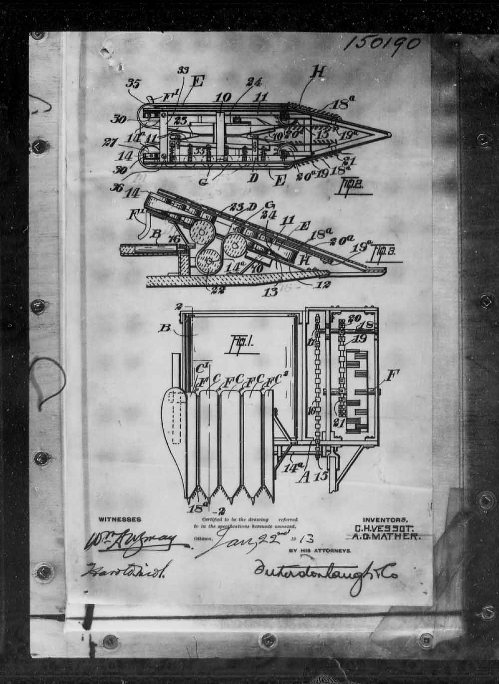 Digitized page of Canadian Patents, 1869-1919 for Image No.: e005603433