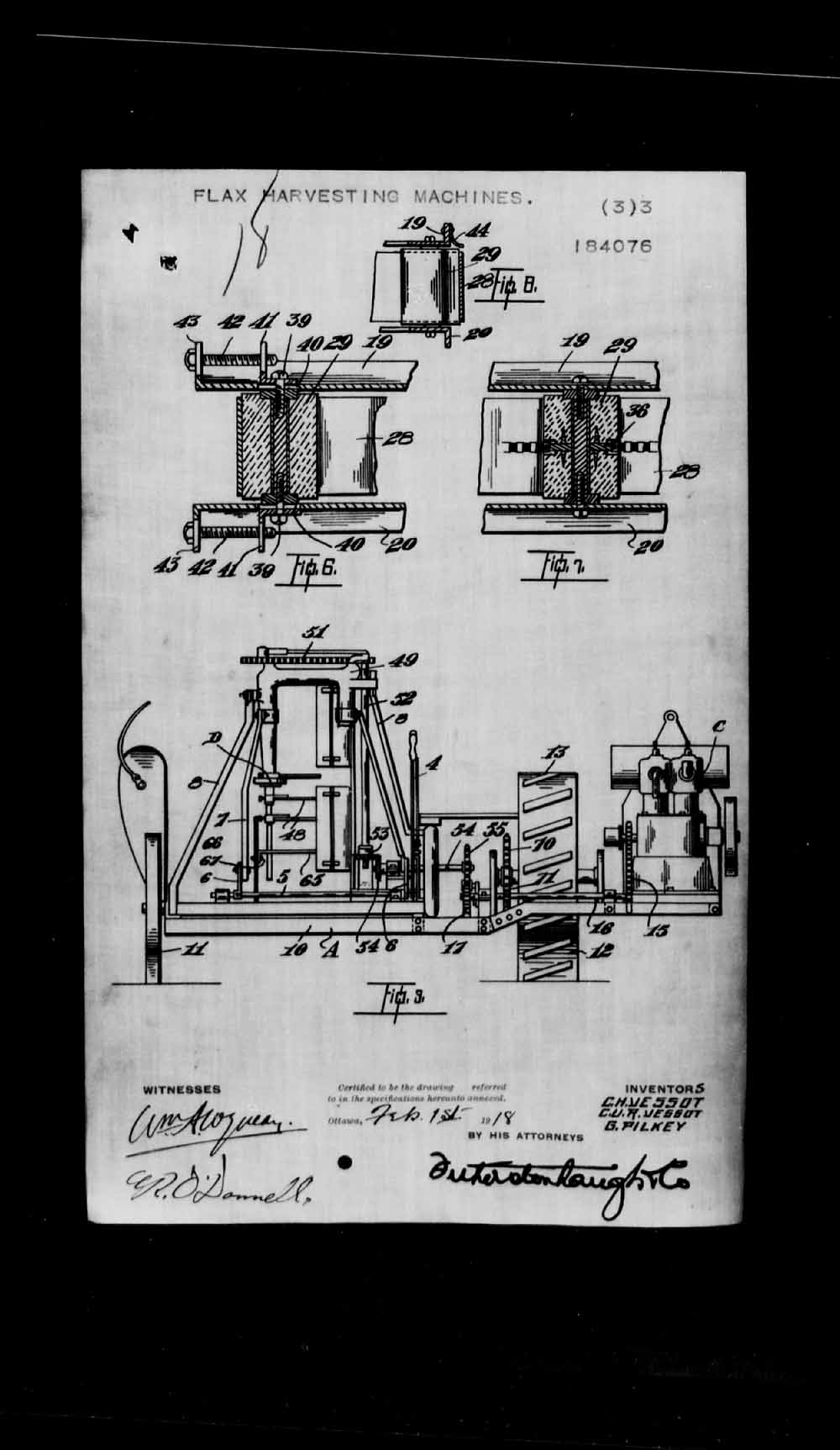 Digitized page of Canadian Patents, 1869-1919 for Image No.: e006652066