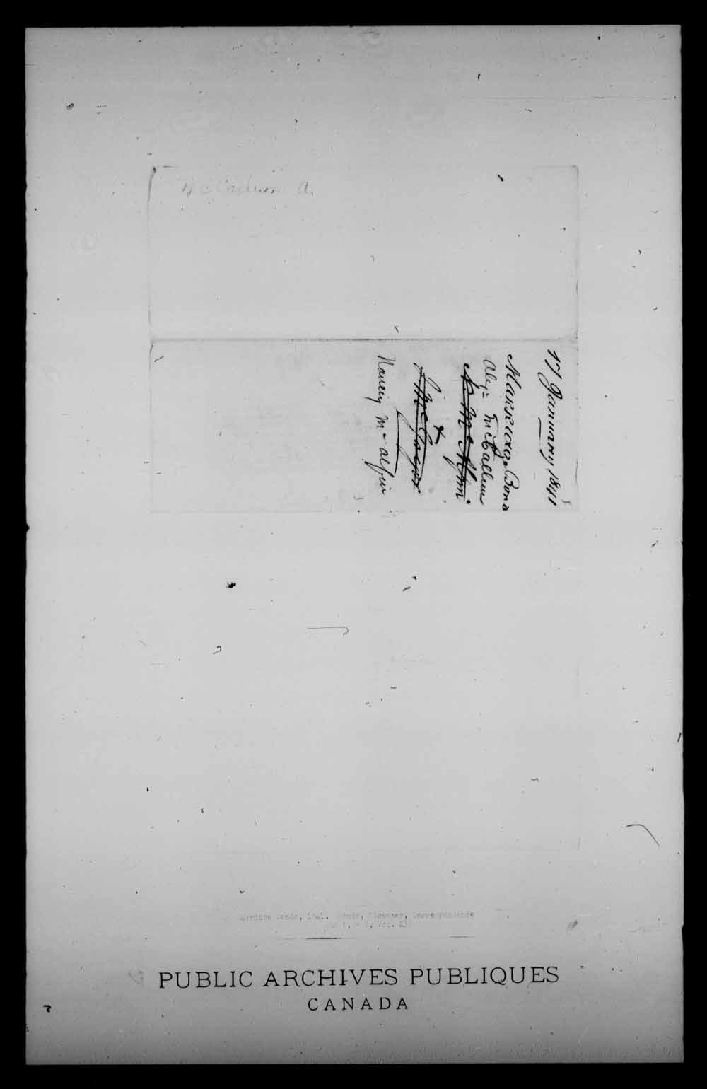 Digitized page of Upper and Lower Canada Marriage Bonds (1779-1865) for Image No.: e008234946