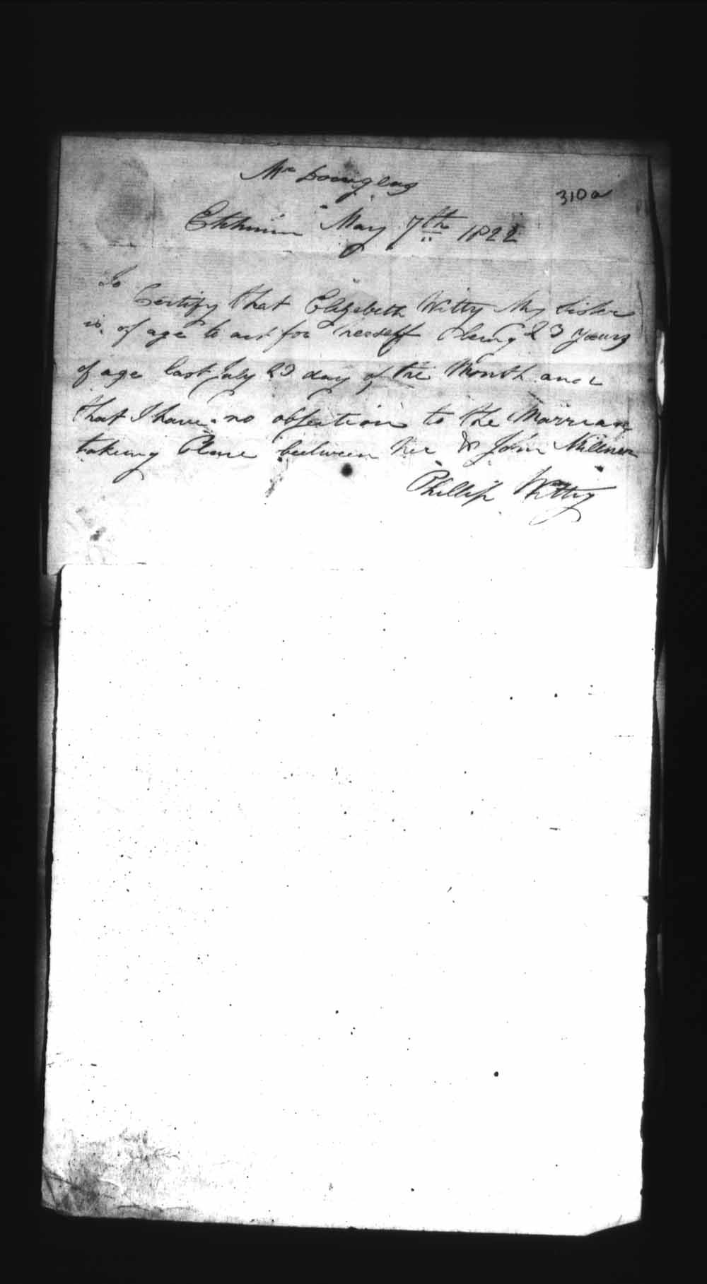 Page numérisé de Cautionnements de mariages pour le Haut-Canada et le Bas-Canada (1779-1865) pour l'image numéro: e008236186