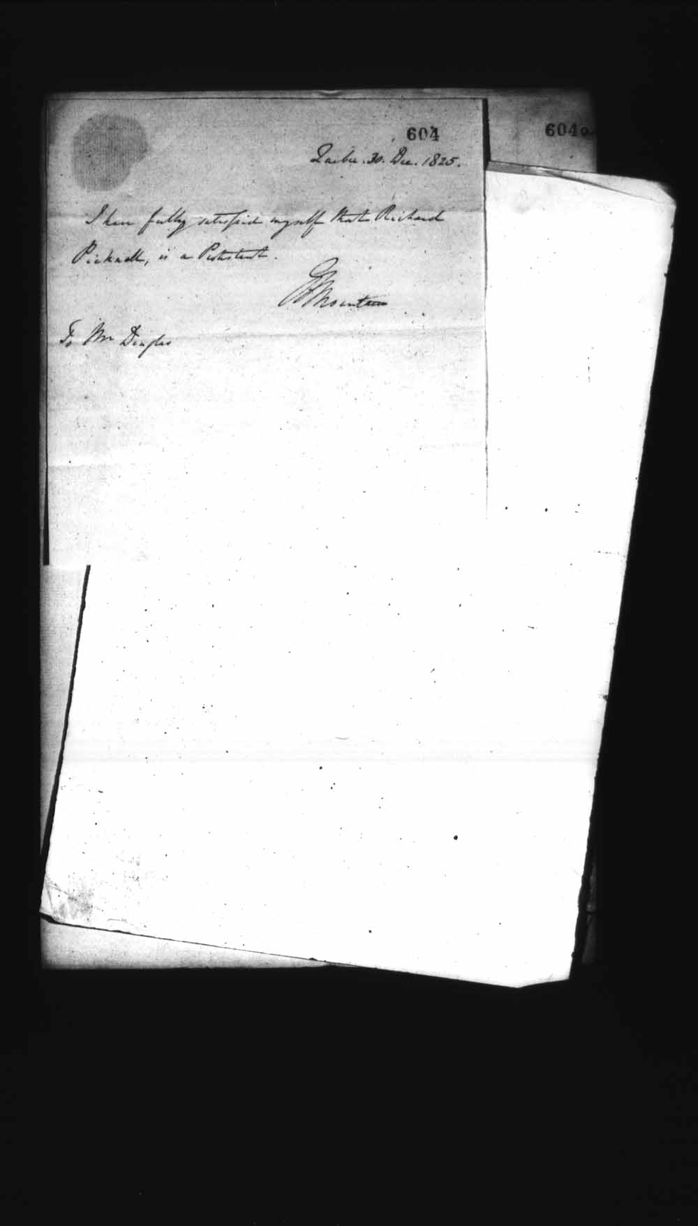 Digitized page of Upper and Lower Canada Marriage Bonds (1779-1865) for Image No.: e008236614