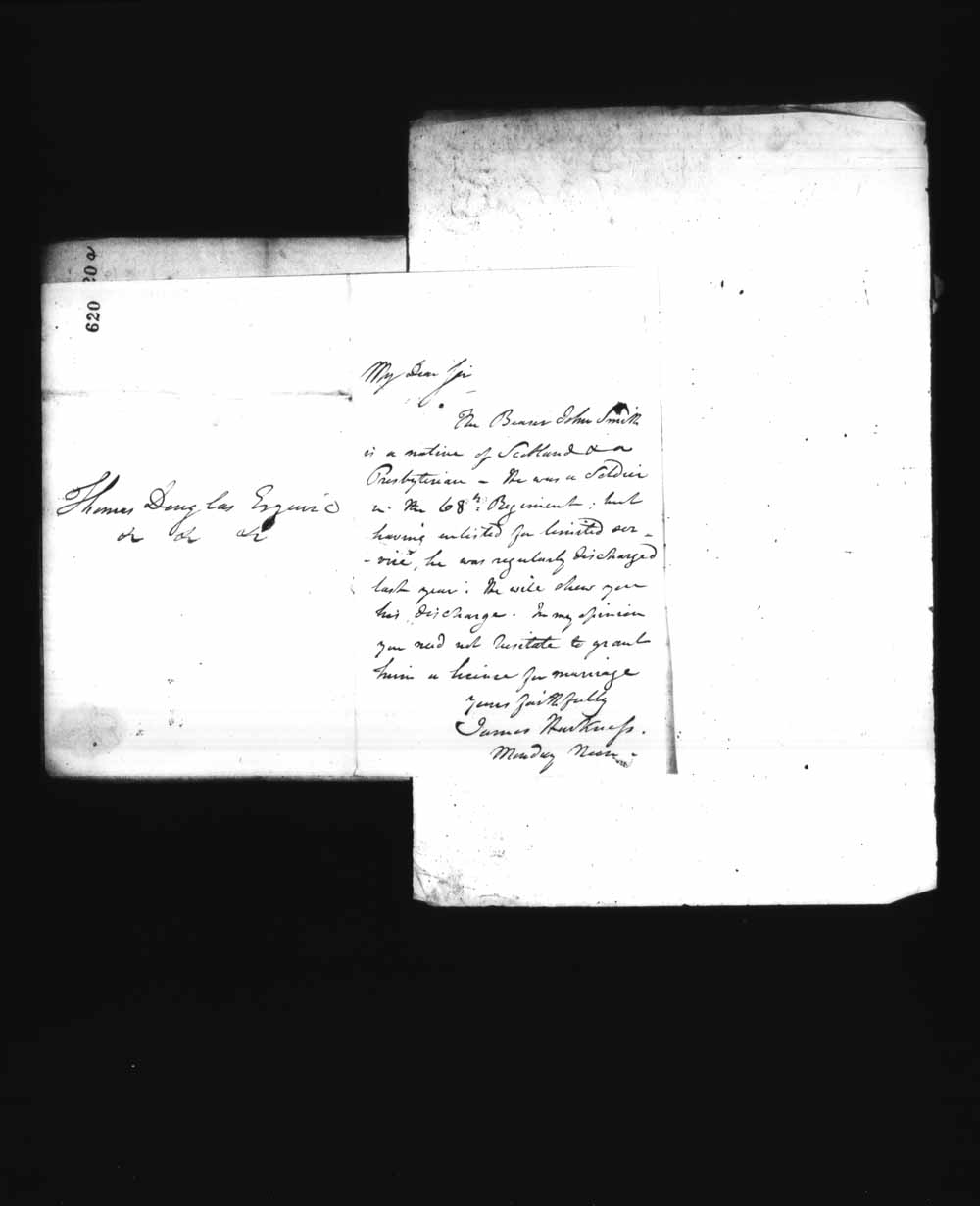 Page numérisé de Cautionnements de mariages pour le Haut-Canada et le Bas-Canada (1779-1865) pour l'image numéro: e008236635