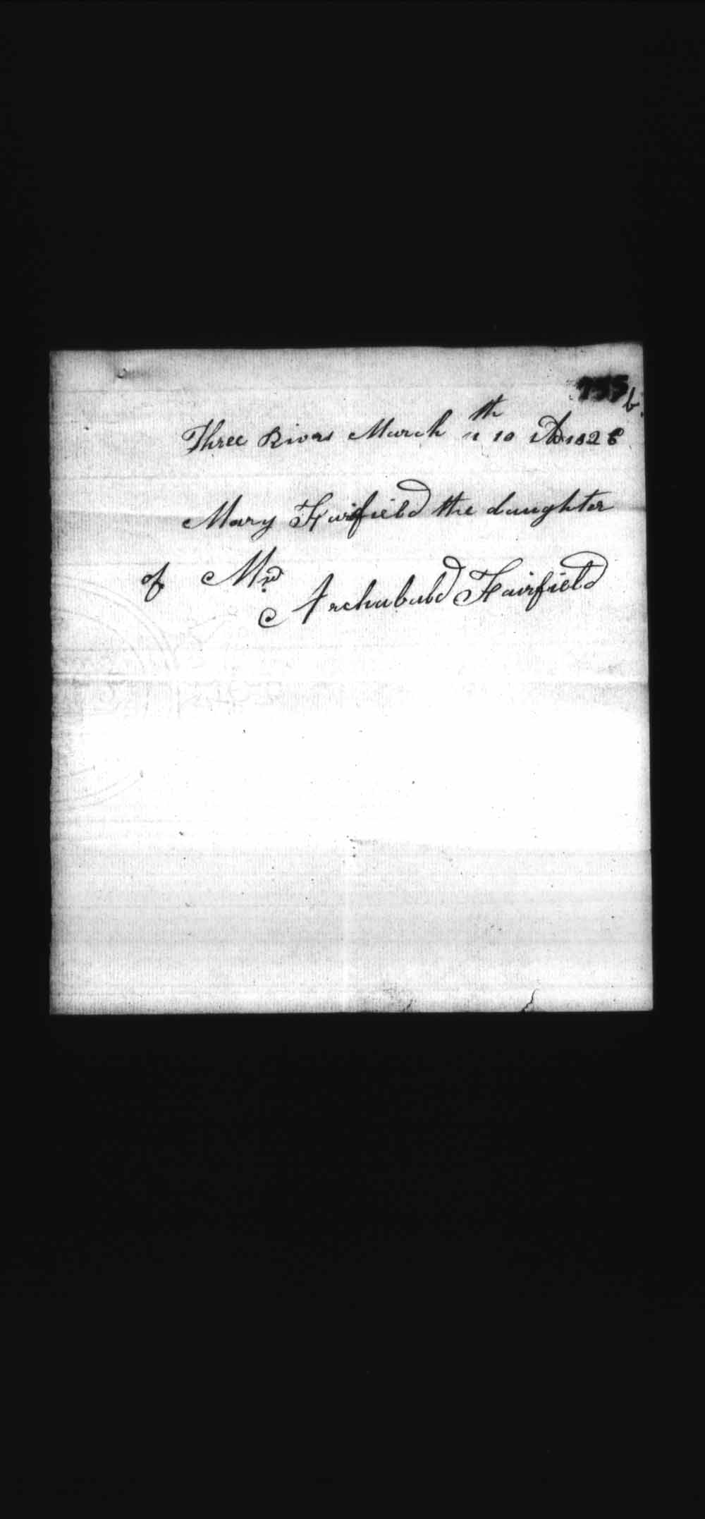 Digitized page of Upper and Lower Canada Marriage Bonds (1779-1865) for Image No.: e008236823