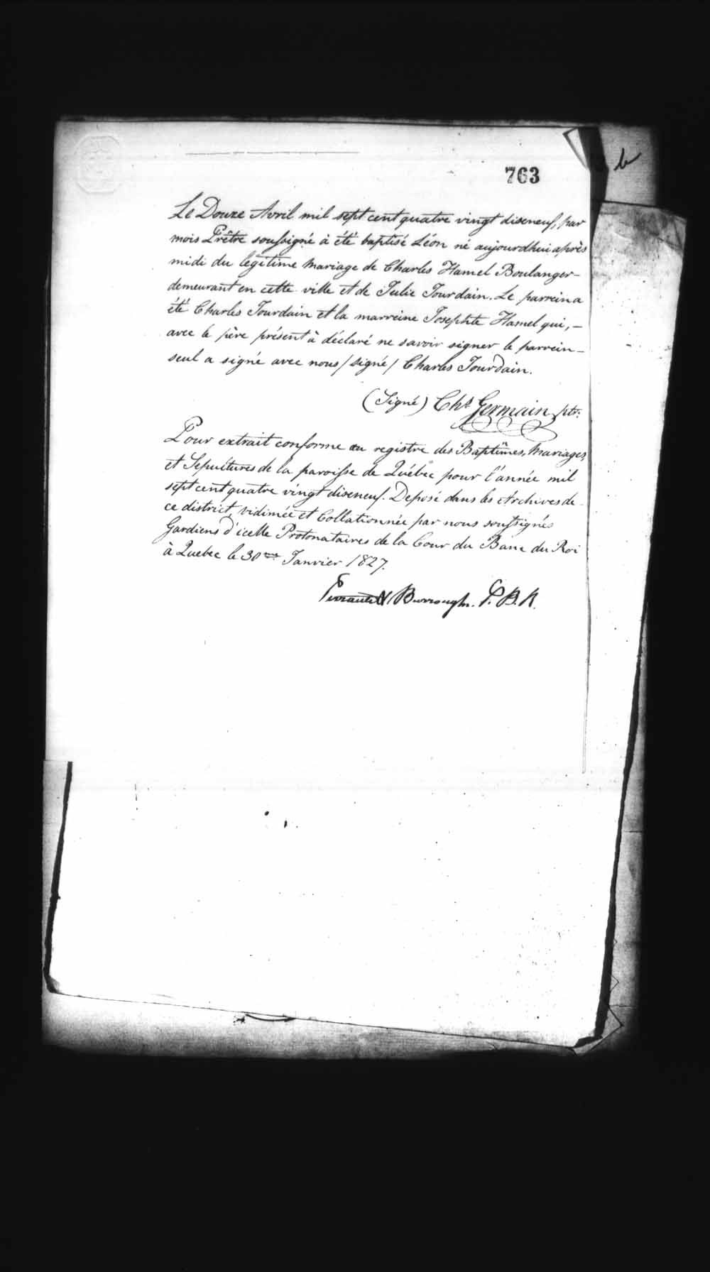 Page numérisé de Cautionnements de mariages pour le Haut-Canada et le Bas-Canada (1779-1865) pour l'image numéro: e008236831