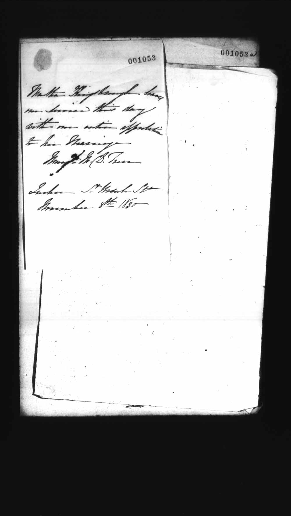 Digitized page of Upper and Lower Canada Marriage Bonds (1779-1865) for Image No.: e008237177