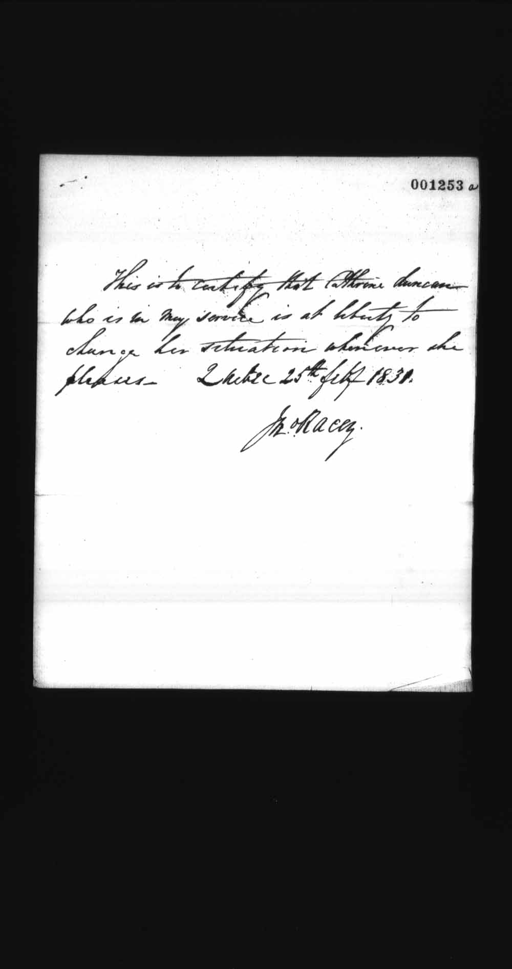 Page numérisé de Cautionnements de mariages pour le Haut-Canada et le Bas-Canada (1779-1865) pour l'image numéro: e008237424