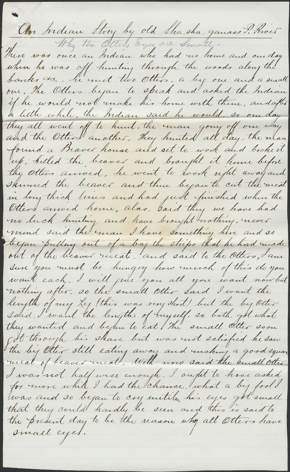 Papier blanc avec texte manuscrit en noir
